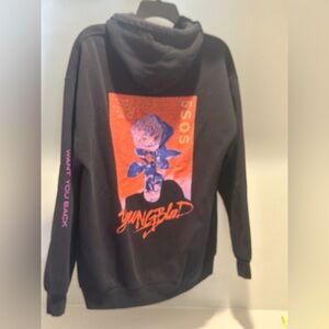 Black Graphic Hoodie